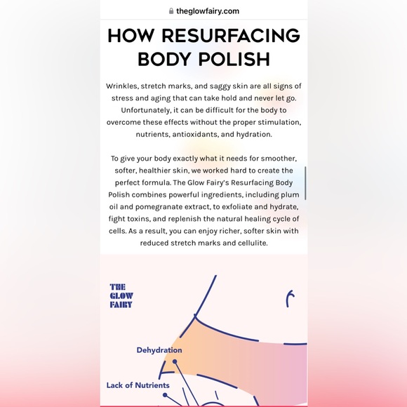 🆕 NWOB THE GLOW FAIRY RESURFACING BODY POLISH - Picture 6 of 16